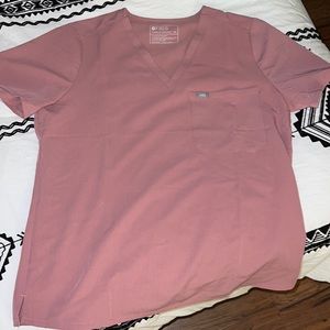 Figs Mineral Mauve Catarina Scrub Top size XL